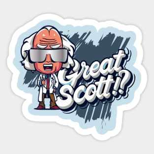 Back to the Future Day Sticker